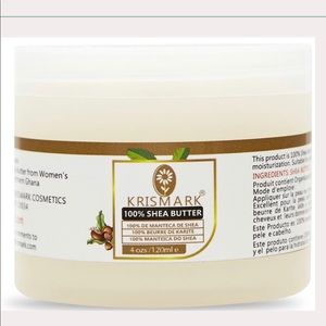 100% Shea butter for hair, scalp and body 4oz